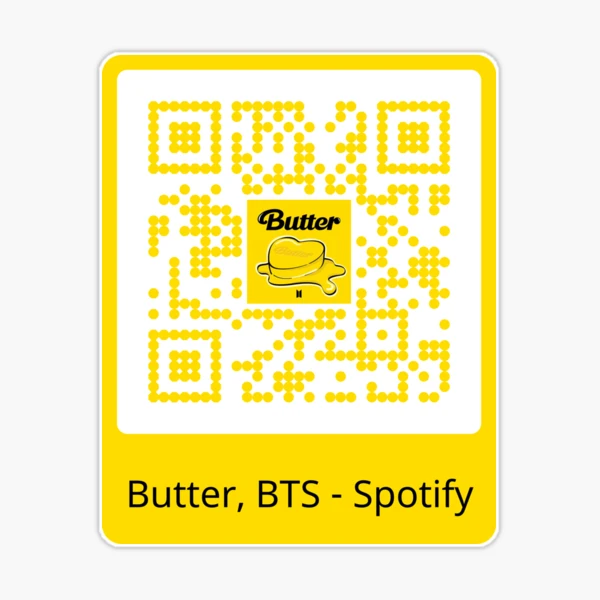 BTS Butter Spotify's QR | Sticker