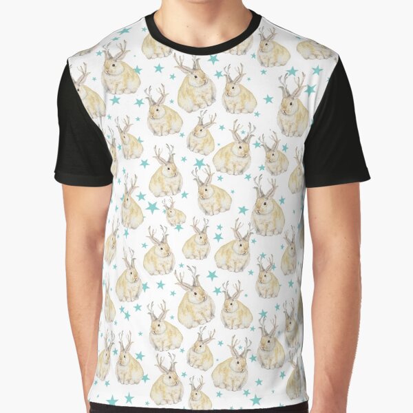 Item preview, Fat Jackelope and stars designed and sold by wanderinglaur.