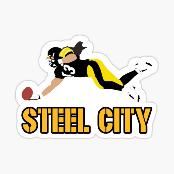 Pittsburgh Steelers: Juju Smith-Schuster Running - NFL Removable Wall Adhesive Wall Decal XL