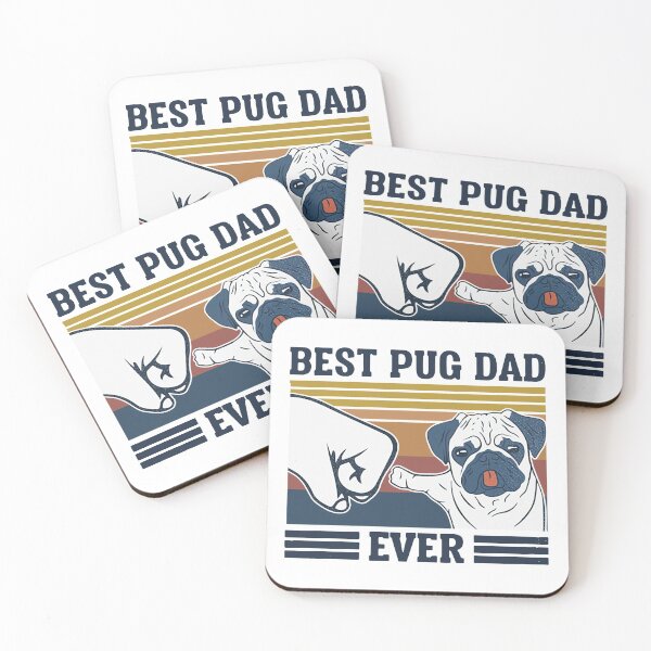 Item preview, BEST PUG DAD EVER VINTAGE designed and sold by Emanuel48473.