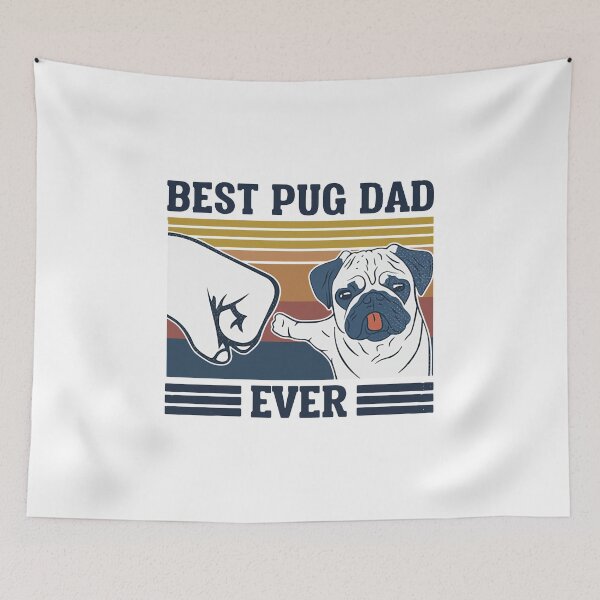 Item preview, BEST PUG DAD EVER VINTAGE designed and sold by Emanuel48473.