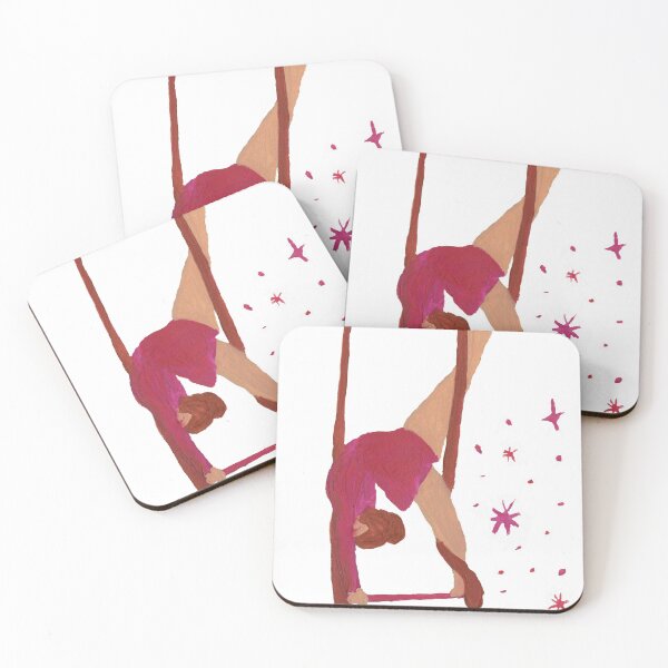 Item preview, Pink Trapeze Woman Illustration designed and sold by MyraLynneArt.