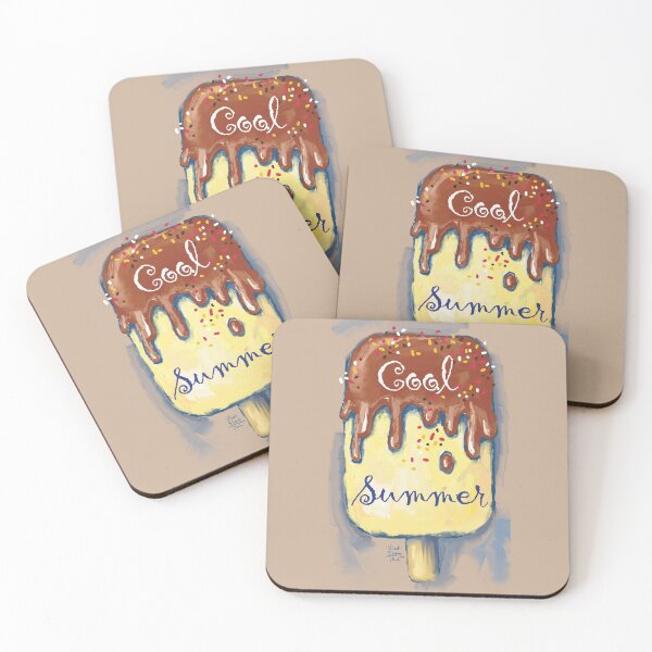 Item preview, Sweet cold colourful  ice cream. Hot summer time. designed and sold by RukkiZukkiArt.