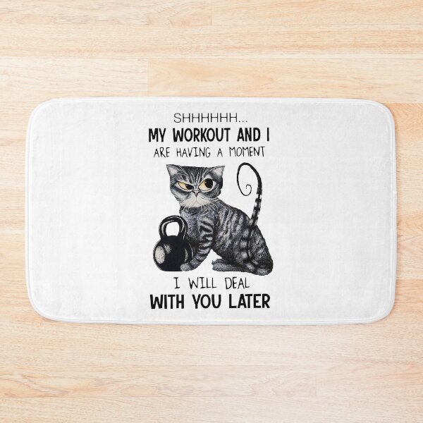 Artikelvorschau, CAT SHHH MEIN WORKOUT entworfen und verkauft von Emanuel48473.