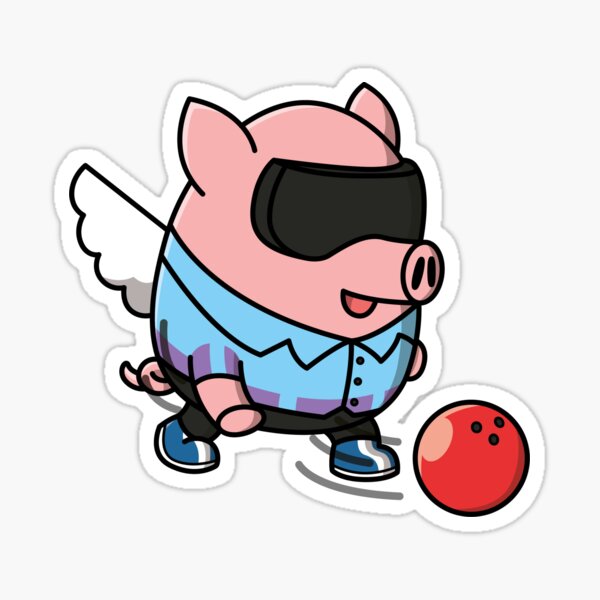 VRTK Bowling Pig Sticker