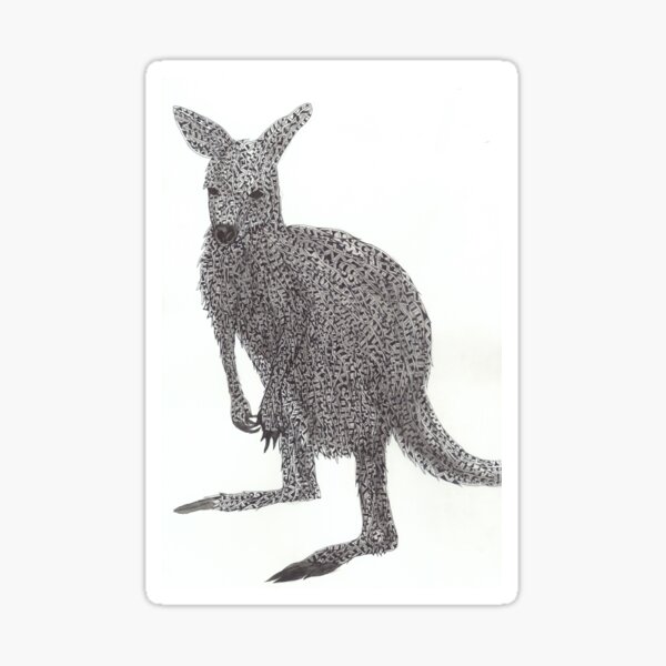 kangaroo Sticker