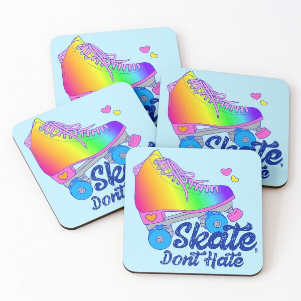 Item preview, Skate Don't Hate - Rainbow - Large designed and sold by Alexa Martin.