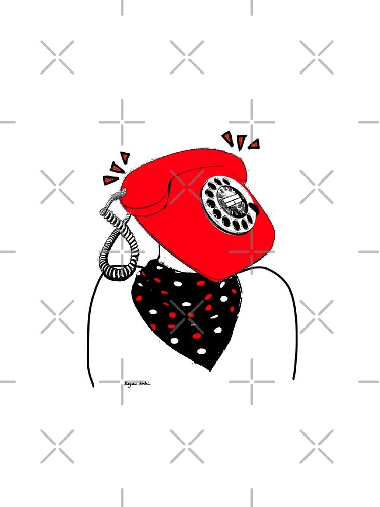 Thumbnail 4 of 4, iPhone Case, RIIIIING RIIIING designed and sold by Kuffstudio.