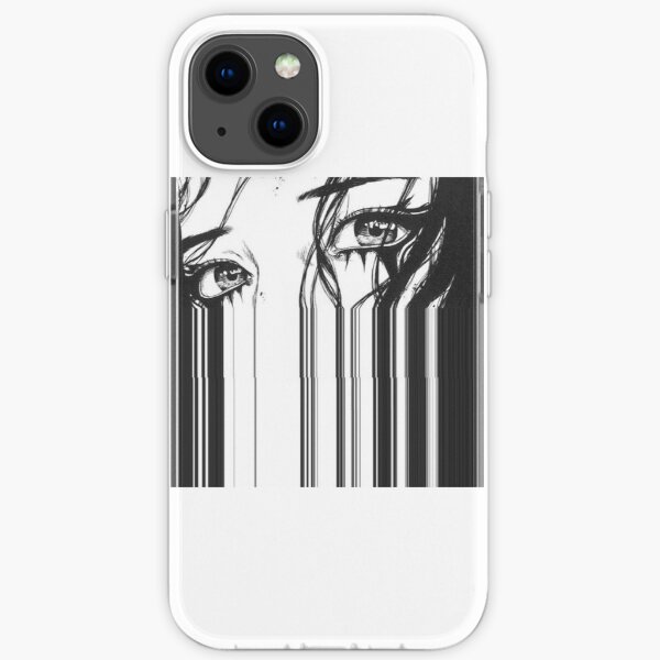 Anime Glitch Eye Art iPhone Soft Case