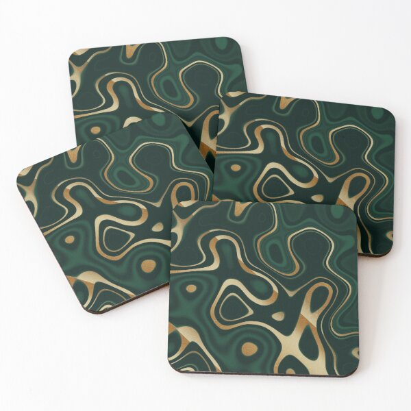 Item preview, Golden river Green Silk designed and sold by Thecolorschemer.