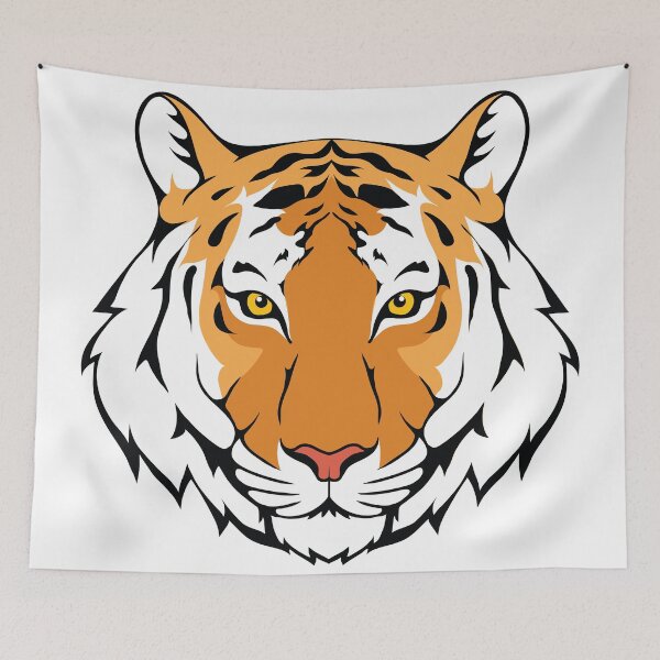 Item preview, Tiger comic art designed and sold by classicdshop.