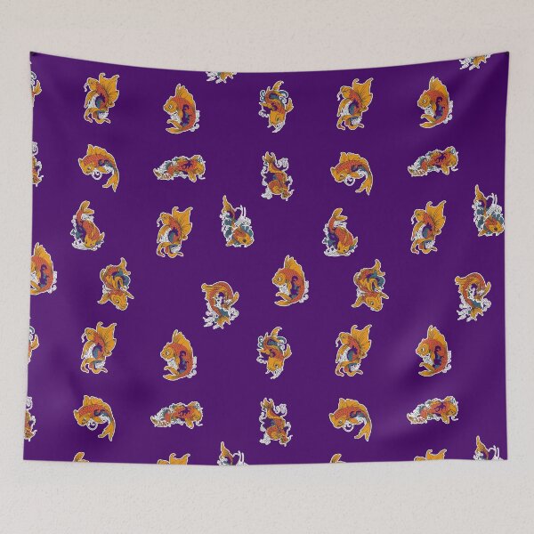 Item preview, Fishes Design for Tapestry print on demand online apparel and Home decor designed and sold by Sunnyhova.