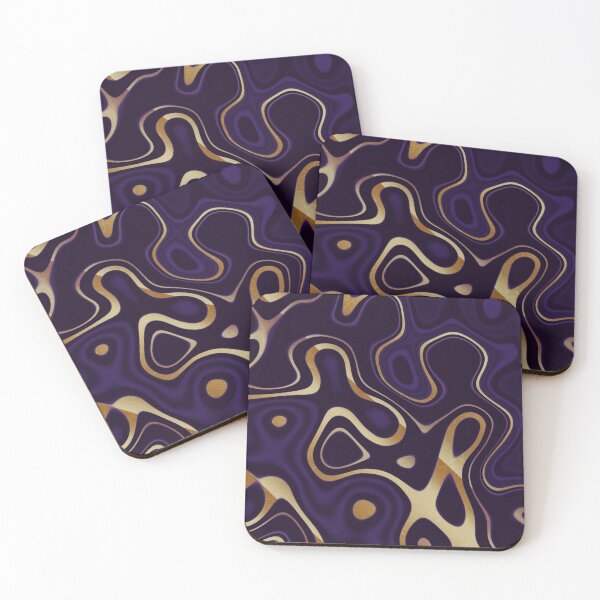 Item preview, Golden river Violet Silk designed and sold by Thecolorschemer.