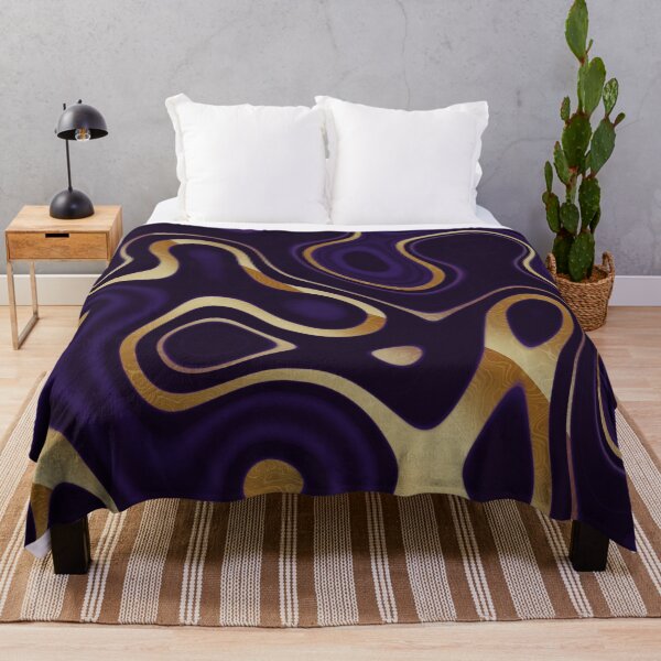 Item preview, Golden river Violet Silk designed and sold by Thecolorschemer.
