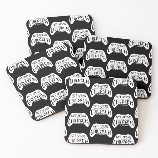 Item preview, VIDEO GAME CONTROL WITH PHRASE "NOT AFRAID TO BEAT MY CHILDREN" designed and sold by MySecretMerch.