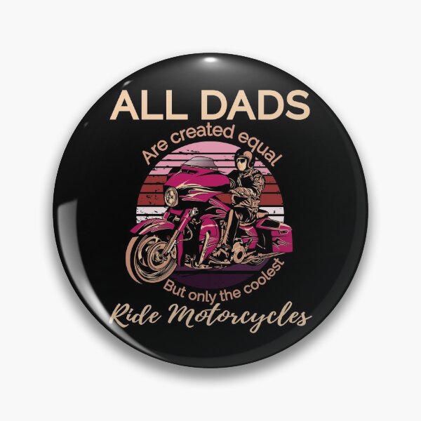 Item preview, All dads are created equal, but only the coolest, rider, biker dad, touring motorcycle, designed and sold by Lekrock.