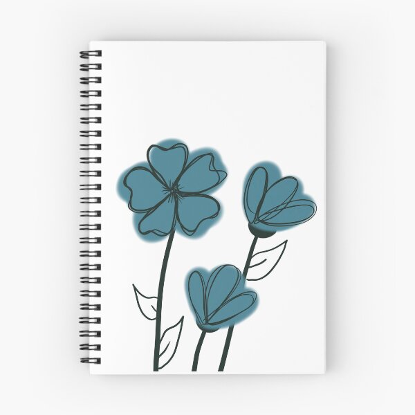 Item preview, Cyan Flowers  designed and sold by JustOtherStuff.