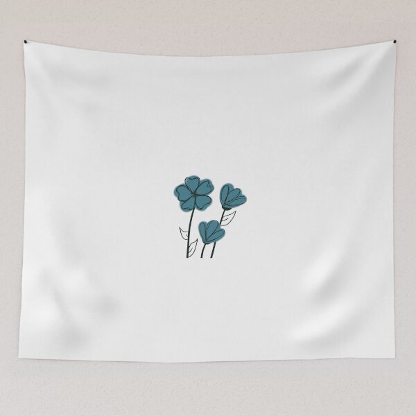 Item preview, Cyan Flowers  designed and sold by JustOtherStuff.