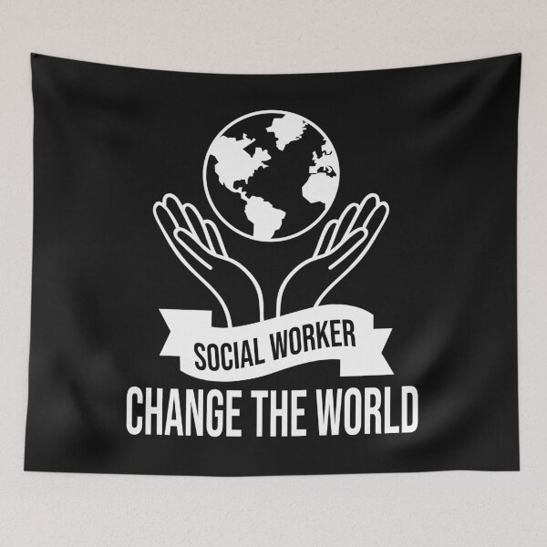 Item preview, Love Social Worker Hero - Charitable Social Work Matter designed and sold by thomash2.