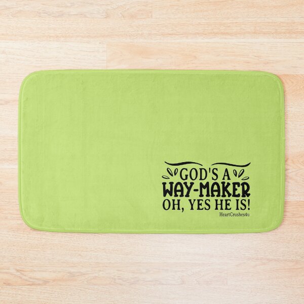 Item preview, God's a Way-Maker Oh, Yes He Is! (Spiritual Encouragement) designed and sold by HeartCrushes4u.