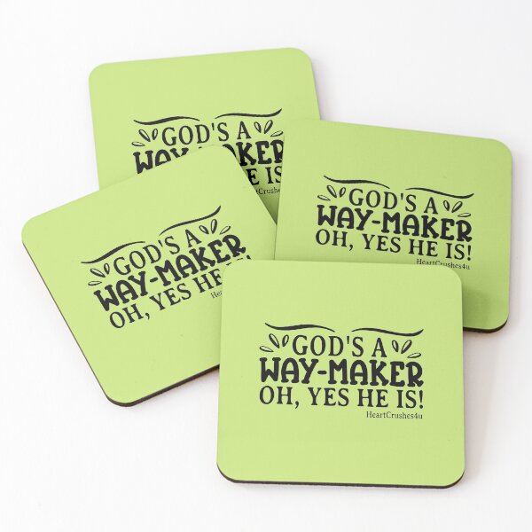 Item preview, God's a Way-Maker Oh, Yes He Is! (Spiritual Encouragement) designed and sold by HeartCrushes4u.