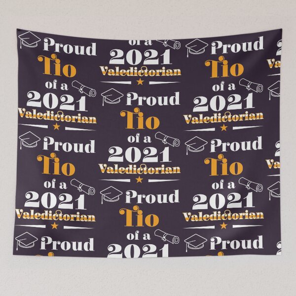 Item preview, Valedictorian Class 2021 Proud Tio Family Graduation design designed and sold by doodabobs.