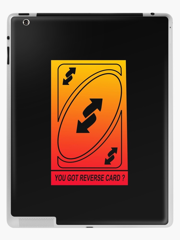 Uno Reverse Card Meme | iPad Case & Skin