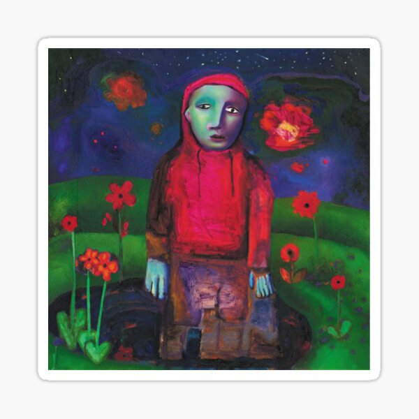 Girl in red fanart Sticker
