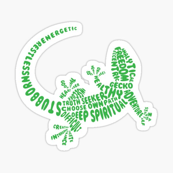 Item preview, Green Gecko Spirit Animal designed and sold by kjeppson.
