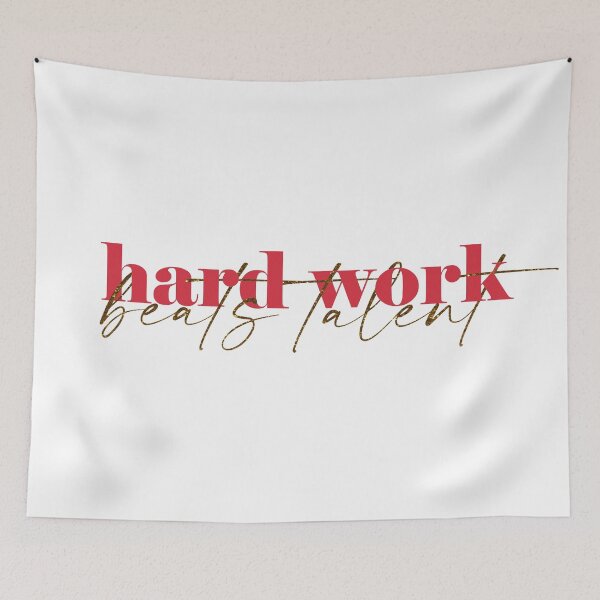 Item preview, Hard Work beats talent designed and sold by hollanov98.