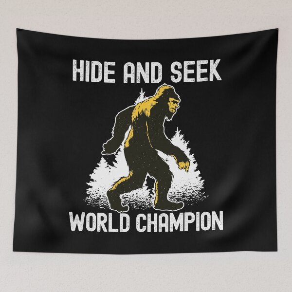 Item preview, Hide and Seek World Champion designed and sold by Hoiho Adventure Shirts.