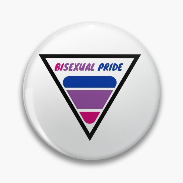 Item preview,  Bisexual Pride aesthetic triangle flag colors designed and sold by fridayNightfunk.