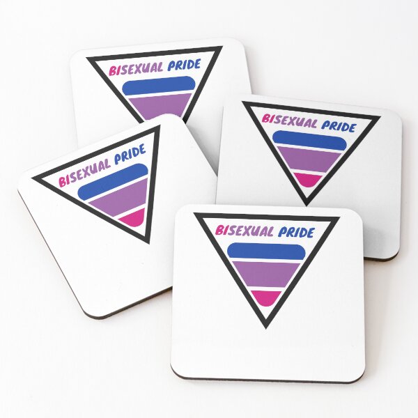 Item preview,  Bisexual Pride aesthetic triangle flag colors designed and sold by fridayNightfunk.