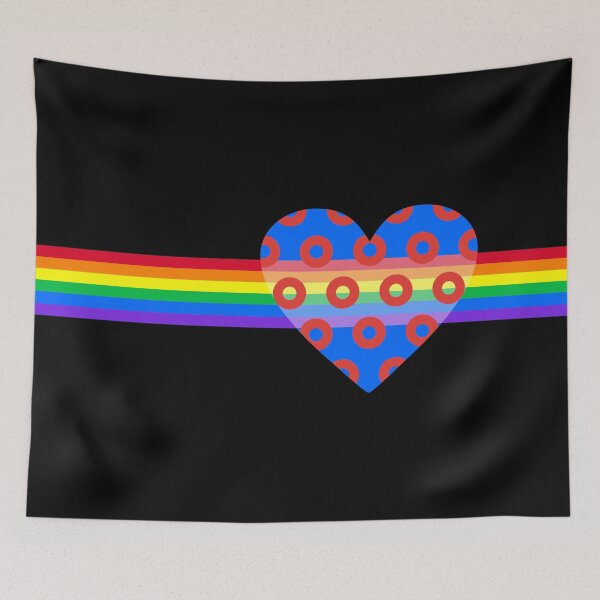 Item preview, Phish Donuts Corazón con Pride Rainbow designed and sold by Normandie Rainwater.