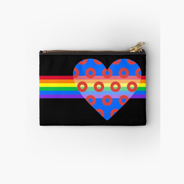 Item preview, Phish Donuts Heart with Pride Rainbow designed and sold by Normandie Rainwater.