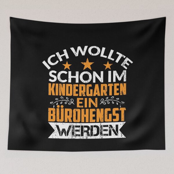 Item preview, IM KINDERGARTEN EIN BUeROHENGST WERDEN designed and sold by Spirit-Designs.