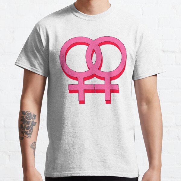 Double Female Symbol T-Shirts for Sale