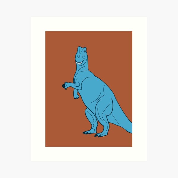Derpy Dinosaur | T.Rex | Rex Toy Story Inspired Art Print