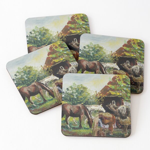 Item preview, The visit of the rider friends designed and sold by Barbara Pommerenke.