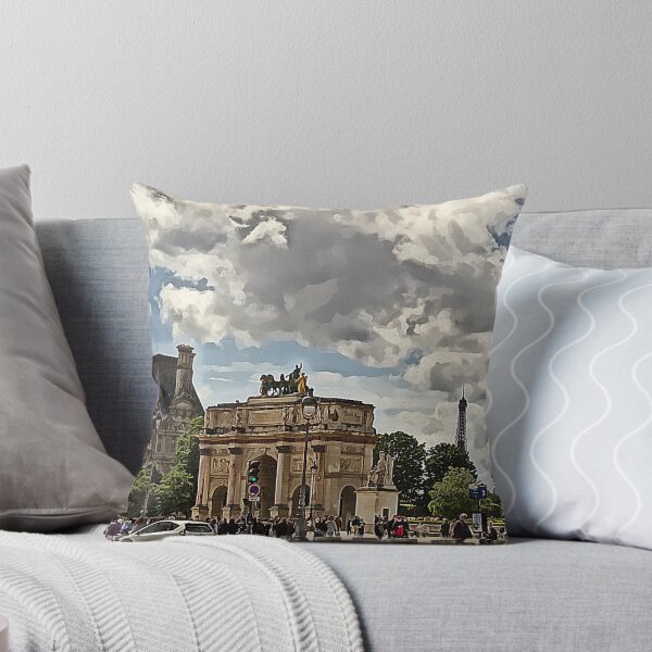Item preview, Addicted to Paris - Louvre Museum, Eiffel Tower, Jardin des Tuileries designed and sold by Letters-Art.