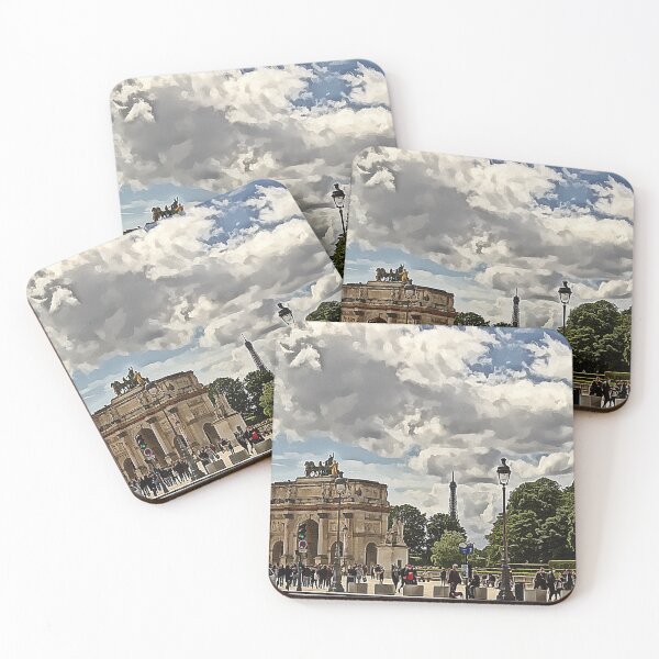 Item preview, Addicted to Paris - Louvre Museum, Eiffel Tower, Jardin des Tuileries designed and sold by Letters-Art.