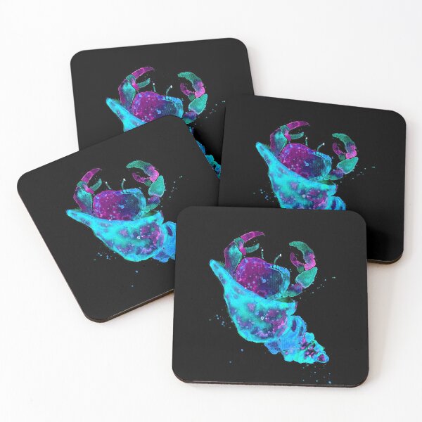 Item preview, Blue and Purple Hermit Crab designed and sold by Sebastian Grafmann.