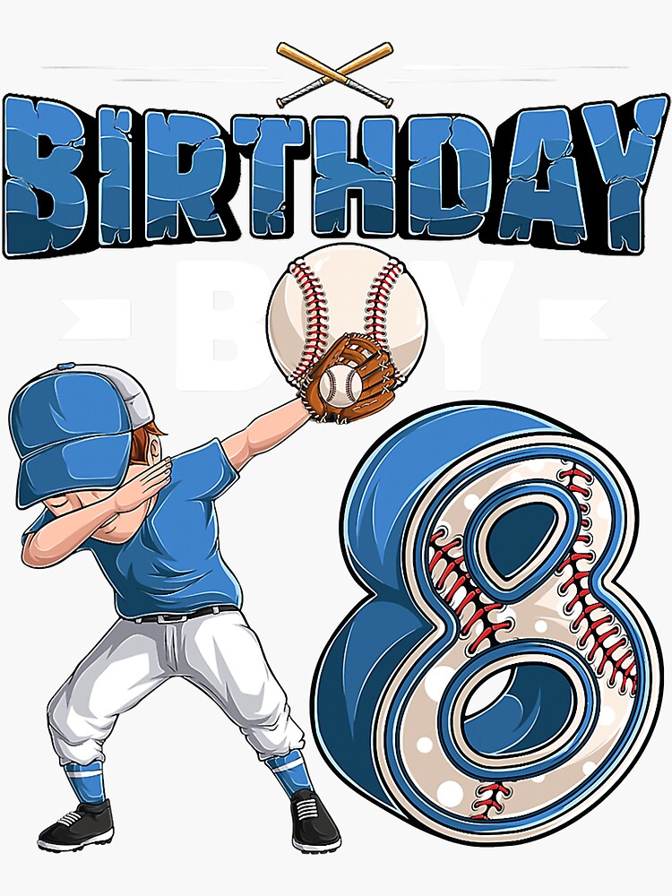 Dabbing Baseball Player Drawing With Baseball Ball Poster