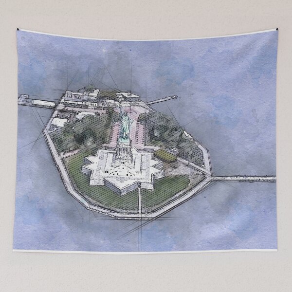 Item preview, Liberty Island designed and sold by mrthink.