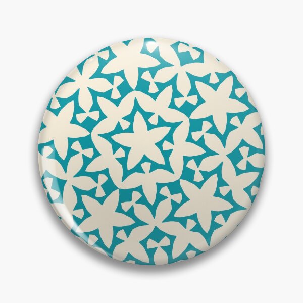 Item preview, Diseño moderno de flores y estrellas 01 Color 06 designed and sold by Stefanie Boike.