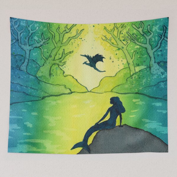 Item preview, Magical Enchanted Forest Watercolor designed and sold by L12Art.