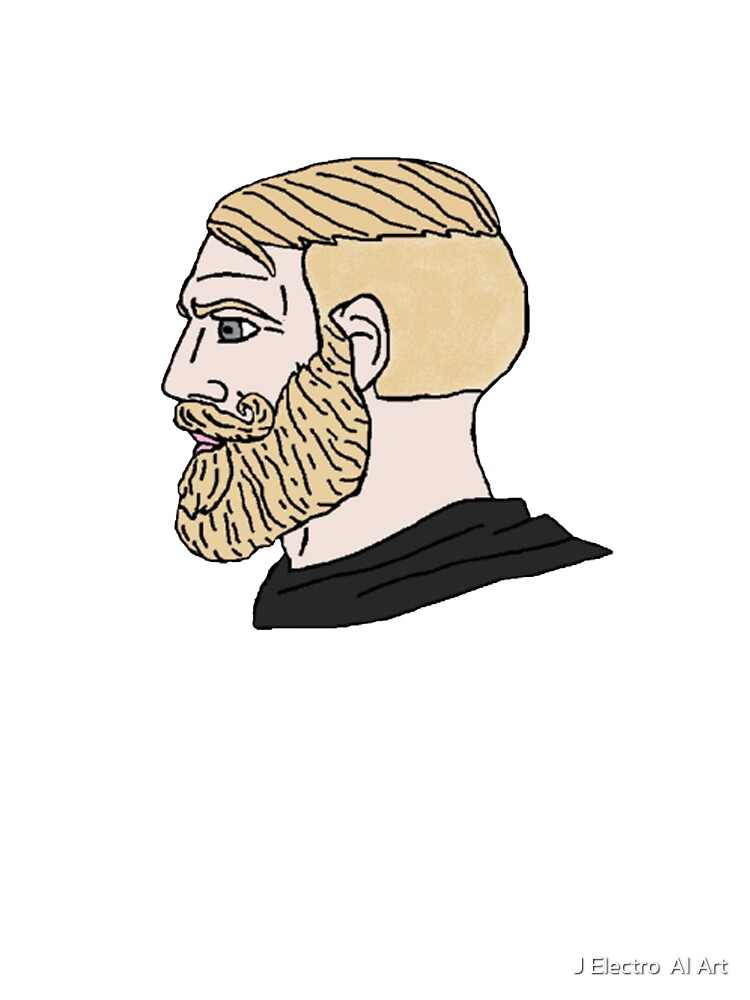 Chad Yes Meme T Shirt Mask Stickers More Kids T Shirt For Sale By Mobsey Redbubble