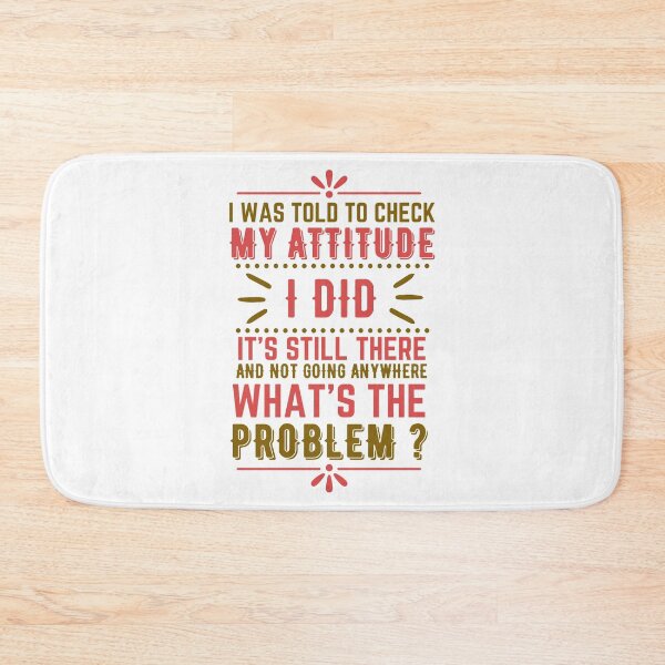 Item preview, Attitude Problem funny saying designed and sold by Tee4Tech.