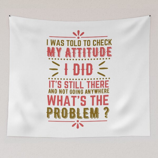Item preview, Attitude Problem funny saying designed and sold by Tee4Tech.