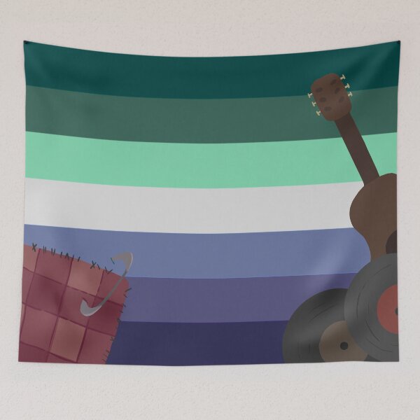Item preview, Lgbtqia+ Aesthetic Room Flags Kawaii Punk/grunge MLM designed and sold by Epoxxalypz.